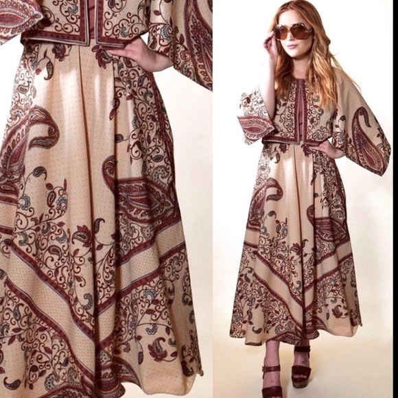 Dalani II Bandana print disco Dress Vintage